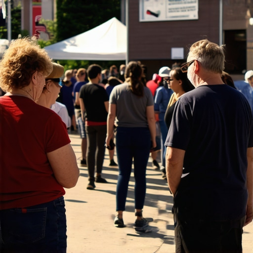Local Oklahoma community event with residents and businesses