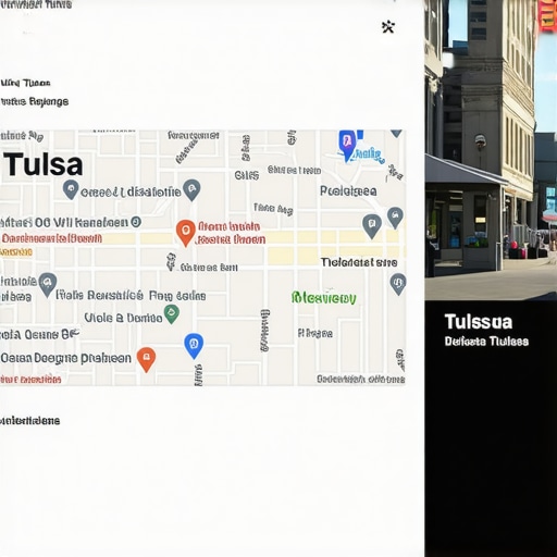 Optimized Tulsa Google Maps Profile Google Maps profile with active engagement for a Tulsa business