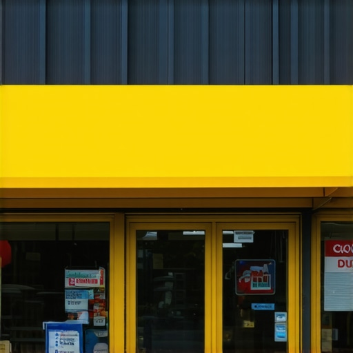 Tulsa storefront with Google Maps overlay