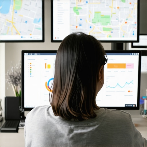 Person reviewing Tulsa local SEO analytics on a computer