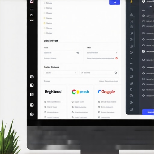 Screenshot of local SEO tools and dashboards used for mapping optimization