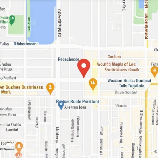 Map of Tulsa with optimized business location markers for Google Maps success.