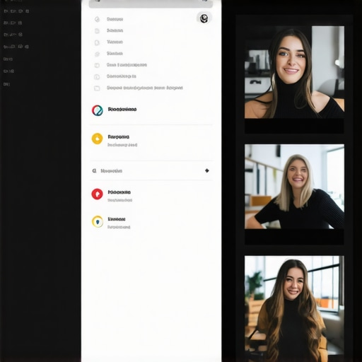 Google My Business dashboard showcasing optimized profile images and customer reviews