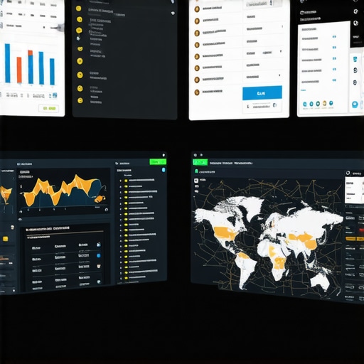 SEO Tools for Tulsa Local Marketing Screens displaying SEO dashboards, maps, and analytics tools used for local SEO management in Tulsa.