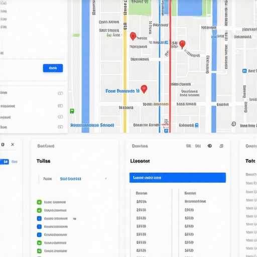 A dashboard displaying local SEO and Google Maps metrics for Tulsa businesses.